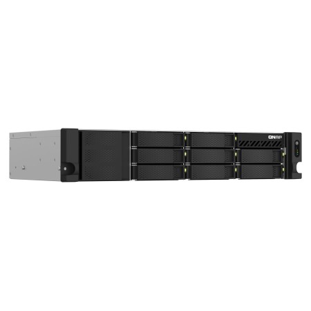 QNAP TS-864EU-8G NAS/storage server Rack (2U) Intel® Celeron® 8 GB DDR4 0 TB QNAP Turbo System Black