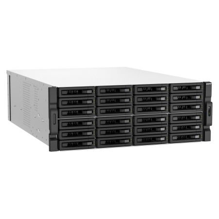QNAP TS-H3087XU-RP NAS Rack (4U) Intel Xeon E E-2378 64 GB DDR4 0 TB QuTS hero Black  White
