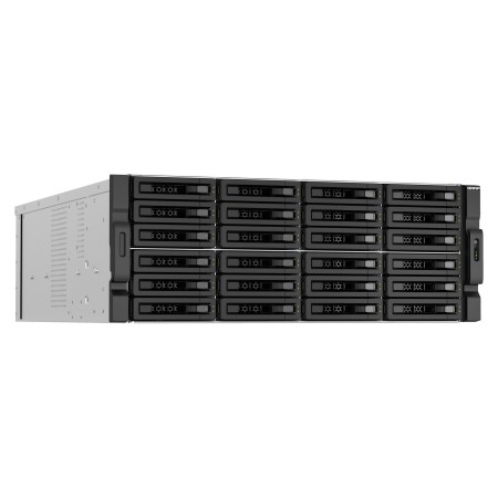 QNAP TS-H3087XU-RP NAS Rack (4U) Intel Xeon E E-2378 64 GB DDR4 0 TB QuTS hero Black  White