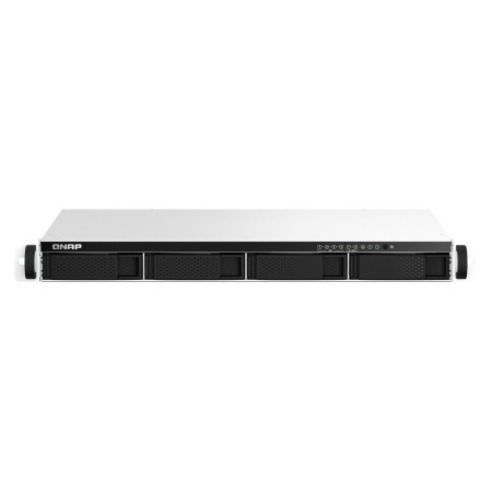 QNAP TS-464eU NAS Rack (1U) Intel® Celeron® N5095 8 GB DDR4 0 TB QNAP Turbo System Aluminium  Black