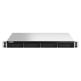 QNAP TS-464U-RP NAS Rack (1U) Intel® Celeron® N5095 8 GB DDR4 0 TB QNAP Turbo System Aluminium  Black