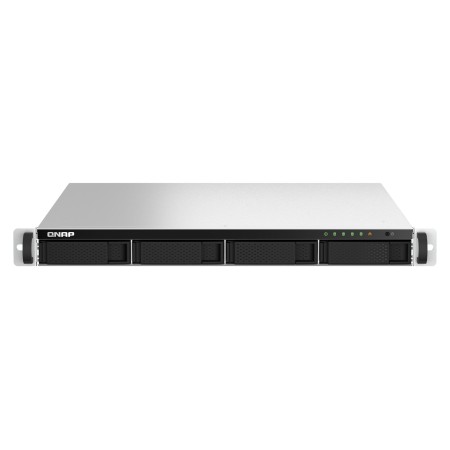 QNAP TS-464U-RP NAS Rack (1U) Intel® Celeron® N5095 8 GB DDR4 0 TB QNAP Turbo System Aluminium  Black