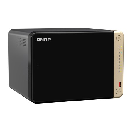 QNAP TS-664 NAS Tower Intel® Celeron® N5095 8 GB DDR4 0 TB QNAP QTS Black  Bronze