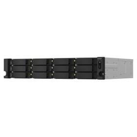 QNAP TS-1264U-RP NAS Rack (2U) Ethernet LAN Aluminium  Black