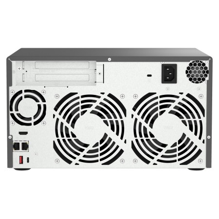 QNAP TVS-h874 NAS Tower Intel® Core™ i7 32 GB DDR4 0 TB QuTS hero Black