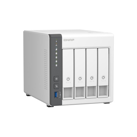 QNAP TS-433 NAS Tower ARM Cortex-A55 4 GB 0 TB QNAP QTS White