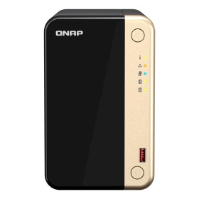 QNAP TS-264 NAS Tower Intel® Celeron® N5095 8 GB 0 TB QNAP QTS Black  Gold