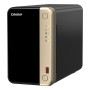 QNAP TS-264 NAS Tower Intel® Celeron® N5095 8 GB 0 TB QNAP QTS Black  Gold