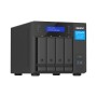 QNAP TVS-H474 NAS Tower Intel® Pentium® G7400 8 GB DDR4 0 TB QuTS hero Black