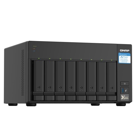 QNAP TS-832PX NAS Tower Annapurna Labs AL324 4 GB DDR4 0 TB QNAP Turbo System Aluminium  Black