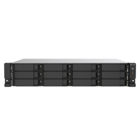 QNAP TS-1273AU-RP-8G NAS/storage server Rack (2U) Ryzen Embedded V1500B 8 GB DDR4 0 TB QNAP QTS Aluminium  Black