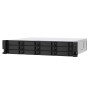 QNAP TS-1273AU-RP-8G NAS/storage server Rack (2U) Ryzen Embedded V1500B 8 GB DDR4 0 TB QNAP QTS Aluminium  Black