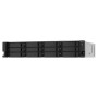 QNAP TS-1273AU-RP-8G NAS/storage server Rack (2U) Ryzen Embedded V1500B 8 GB DDR4 0 TB QNAP QTS Aluminium  Black