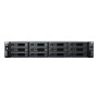 Synology RackStation RS2423+ NAS/storage server Rack (2U) Ryzen Embedded V1780B 8 GB DDR4 0 TB DiskStation Manager Black  Grey