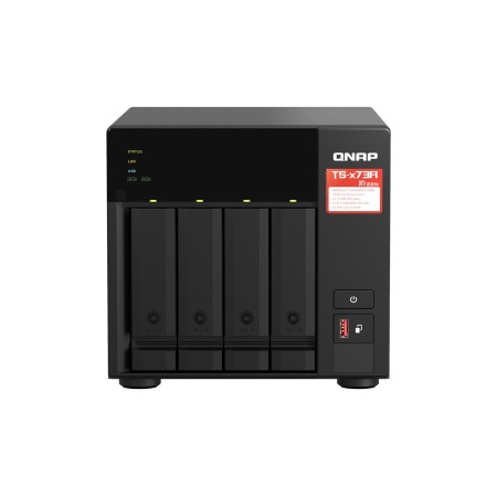 QNAP TS-473A NAS Tower Ryzen Embedded V1500B 8 GB DDR4 0 TB QNAP Turbo System Black