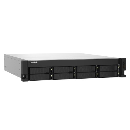 QNAP TS-832PXU NAS Rack (2U) Annapurna Labs AL324 4 GB DDR4 0 TB QNAP Turbo System Aluminium  Black