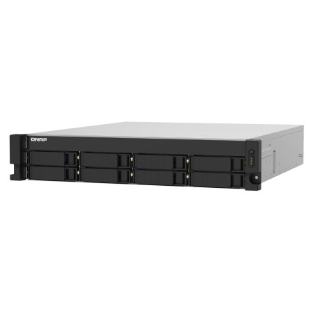 QNAP TS-832PXU NAS Rack (2U) Annapurna Labs AL324 4 GB DDR4 0 TB QNAP Turbo System Aluminium  Black