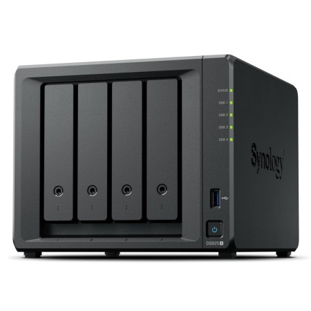 Synology DiskStation DS925+ NAS/storage server Ryzen Embedded V1500B 4 GB DDR4 0 TB Black