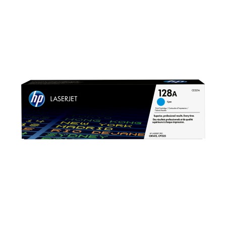 Cartuccia Toner originale ciano LaserJet HP 128A
