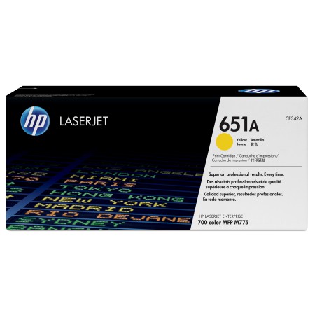 Cartuccia Toner originale giallo LaserJet HP 651A