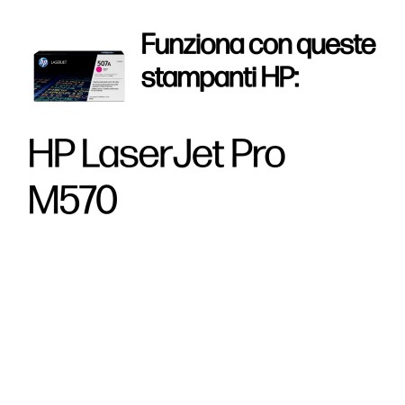 Cartuccia Toner originale magenta LaserJet HP 507A