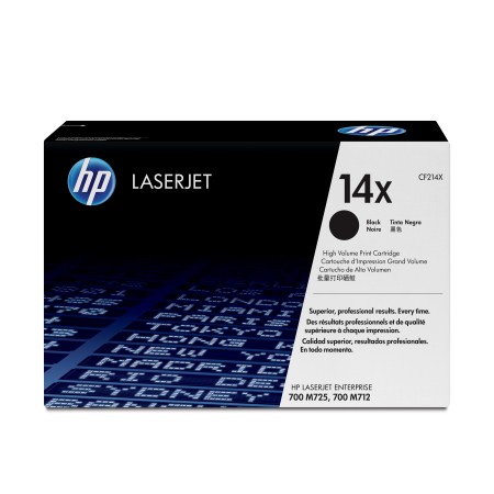 Cartuccia Toner originale nero ad alta capacità LaserJet HP 14X