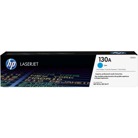 Cartuccia toner originale ciano LaserJet HP 130A