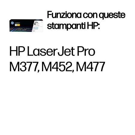 Cartuccia Toner originale nero LaserJet HP 410A