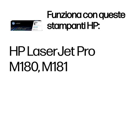 Cartuccia toner nero originale LaserJet HP 205A