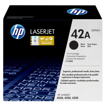 Cartuccia Toner originale nero LaserJet HP 42A