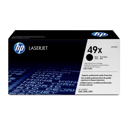 Cartuccia Toner originale nero ad alta capacità LaserJet HP 49X