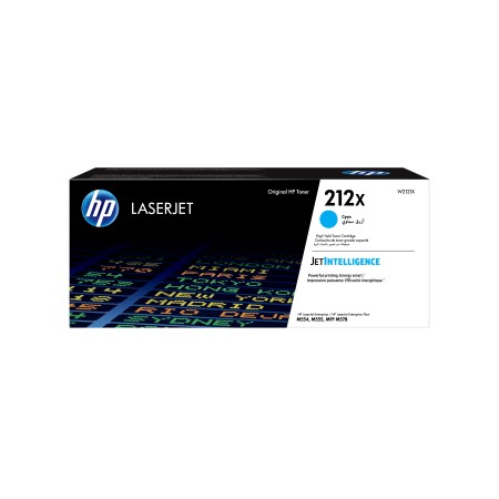 Cartuccia toner ciano originale LaserJet HP 212X ad alta capacità