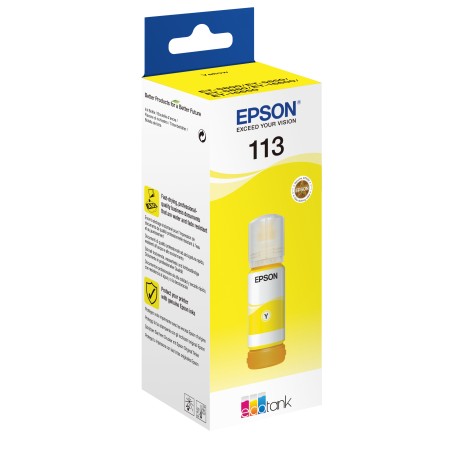 113 EcoTank Pigment Yellow ink bottle