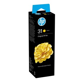 Flacone di inchiostro giallo originale HP 31 da 70 ml
