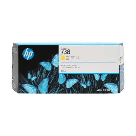 Cartuccia di inchiostro giallo HP DesignJet 738 da 300 ml