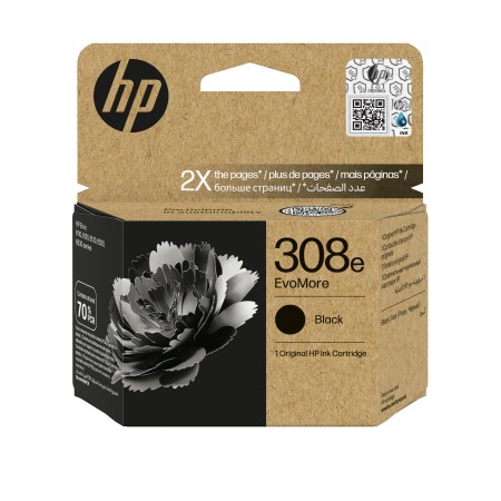 Cartuccia di inchiostro nero originale HP EvoMore 308e