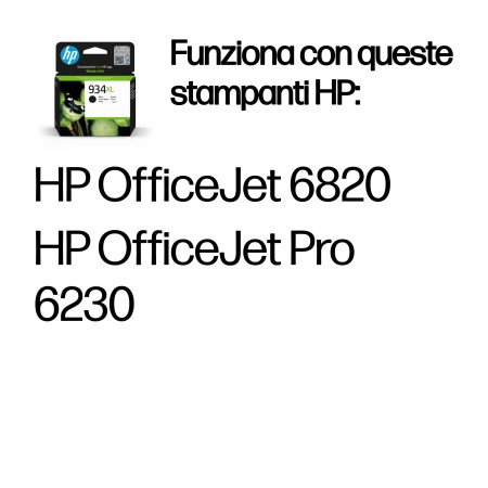 Cartuccia originale inchiostro nero ad alta capacità HP 934XL