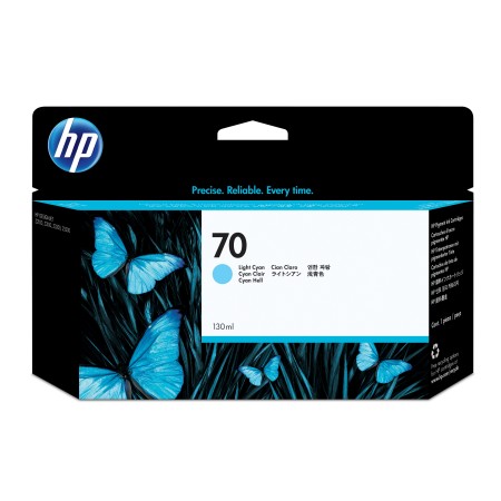 Cartuccia inchiostro ciano chiaro HP 70, 130 ml