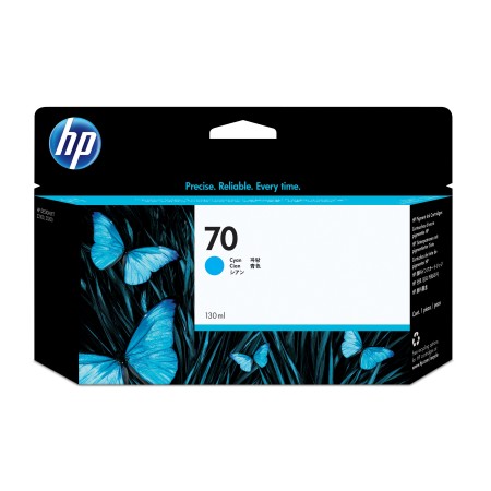 Cartuccia inchiostro ciano DesignJet HP 70 da 130 ml