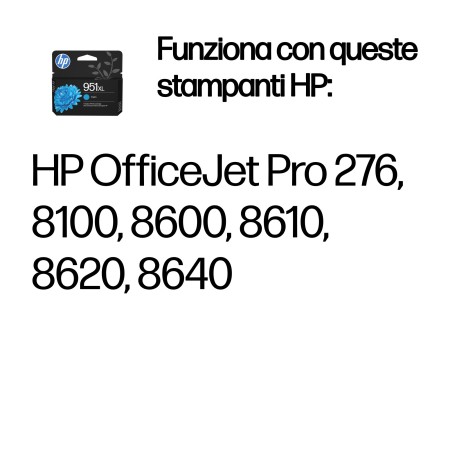 Cartuccia originale inchiostro ciano ad alta capacità HP 951XL