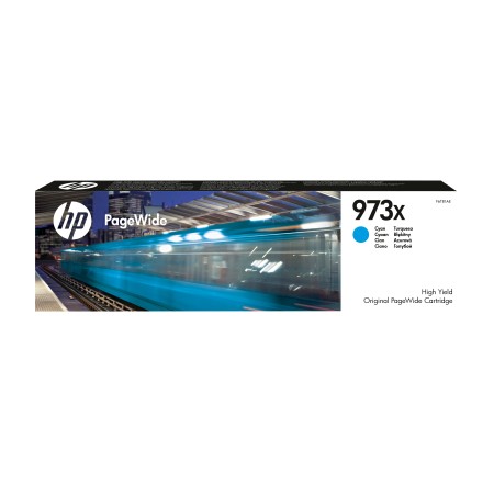Cartuccia ciano ad alta capacità originale HP 973X PageWide