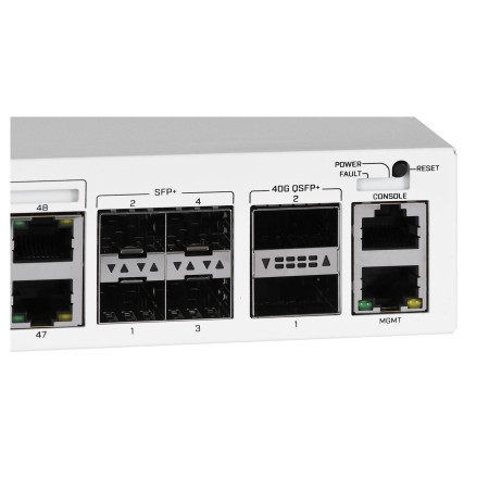 Mikrotik CRS354-48P-4S+2Q+RM network switch Managed L3 Gigabit Ethernet (10/100/1000) Power over Ethernet (PoE) 1U