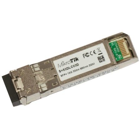 Mikrotik S+85DLC03D network transceiver module Fiber optic 10000 Mbit/s SFP+ 850 nm