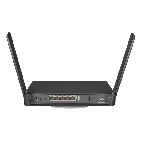 Mikrotik hAP ac3 wireless router Gigabit Ethernet Dual-band (2.4 GHz / 5 GHz) Black