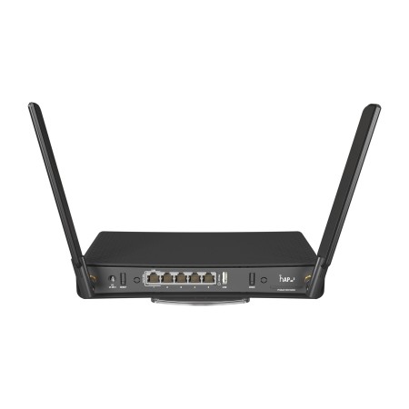 Mikrotik hAP ax3 wireless router Gigabit Ethernet Dual-band (2.4 GHz / 5 GHz) Black