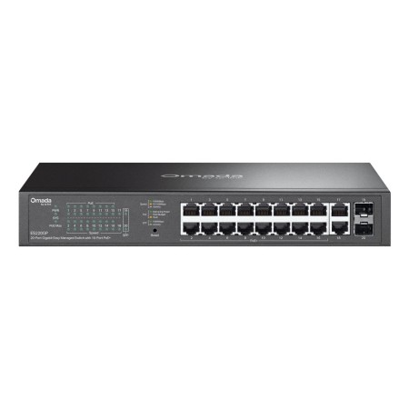 OMADA ES220GP network switch Managed Gigabit Ethernet (10/100/1000) Power over Ethernet (PoE) Black