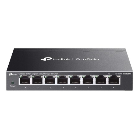 TP-Link Omada ES208G network switch Managed L2 Gigabit Ethernet (10/100/1000) Black