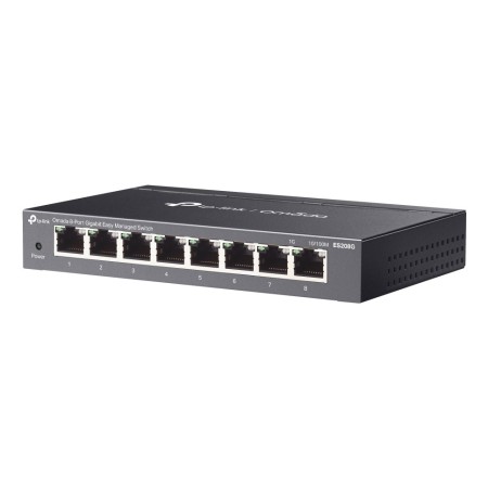 TP-Link Omada ES208G network switch Managed L2 Gigabit Ethernet (10/100/1000) Black