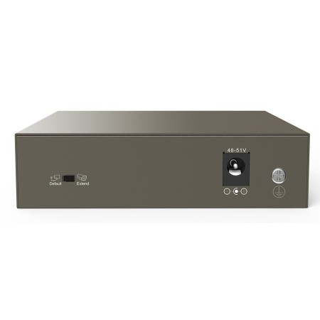 Tenda TEF1105-4-63W network switch Unmanaged Fast Ethernet (10/100) Power over Ethernet (PoE) Desktop/Wall-Mounting Grey