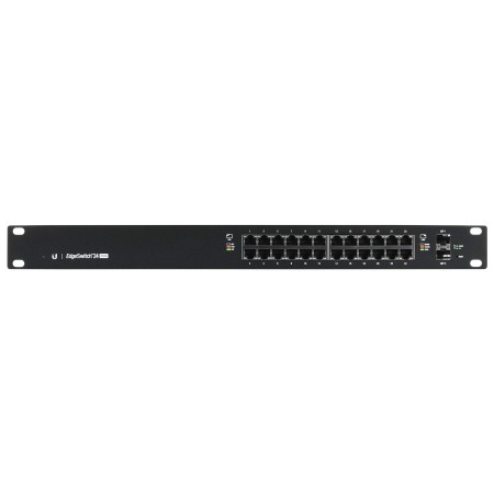 Ubiquiti ES-24-250W network switch Managed L2/L3 Gigabit Ethernet (10/100/1000) Power over Ethernet (PoE) 1U Black